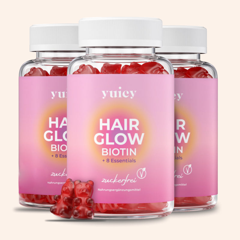 Hair Glow Biotin Gummies